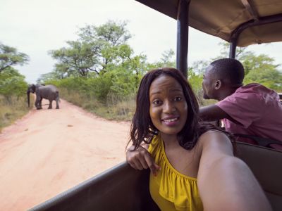 elefant-überquert-die-straße-in-südafrika