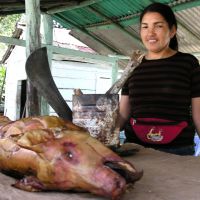 jarabacoa---people,-woman,-market,-central-valley,-animal,-pig
