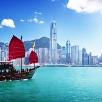 Hongkong Skyline vom Wasser hongkong-skyline-vom-wasser