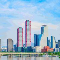 cityscape-view-of-yeouido,-seoul
