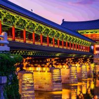 woljeonggyo-bridge-at-dusk-in-the-city-of-gyeongju-south-korea