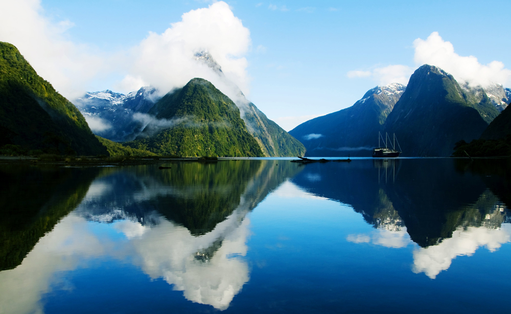 Fjorde in Neuseeland
