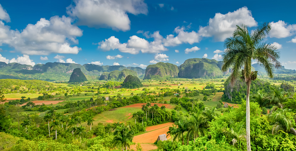 Vinales Tal mit Sonne