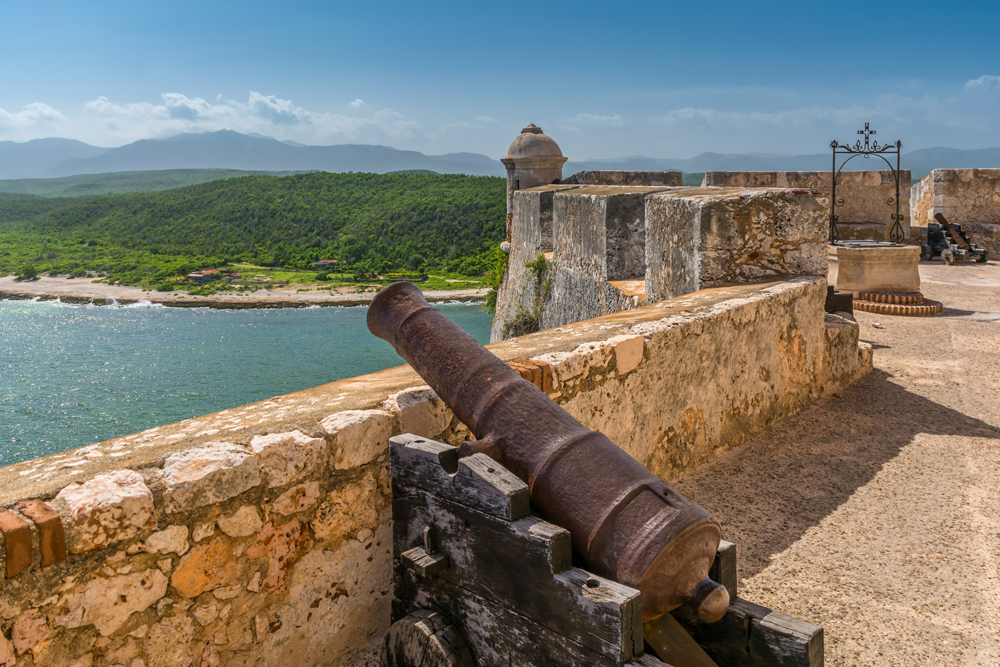 Mauer in Santiago de Cuba