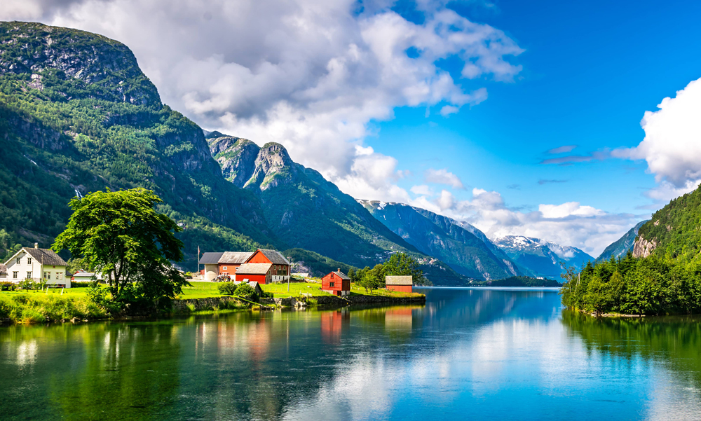 Fjord in Norwegen