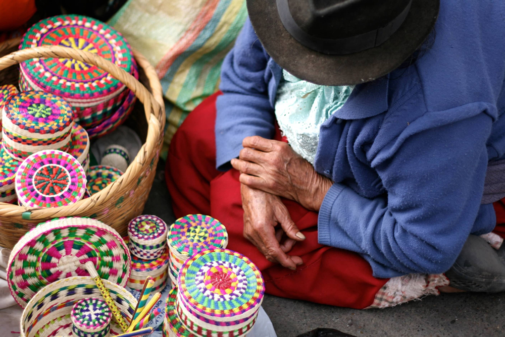 Markt in Ecuador